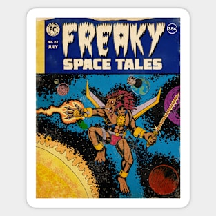 Freaky Space Tales - Sun LIon Sticker